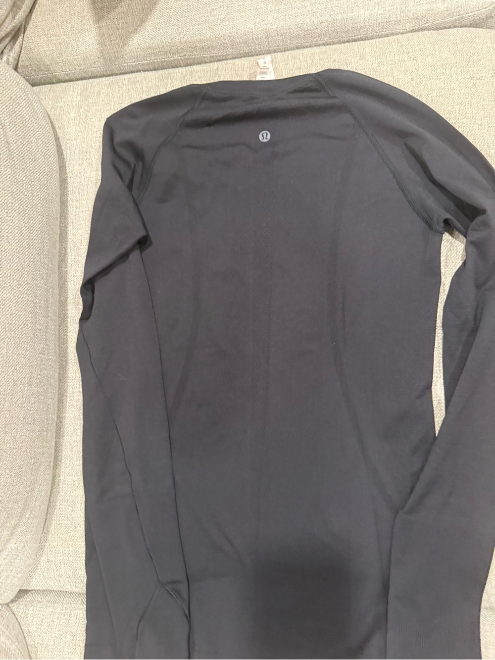 lululemon athletica Black Long Sleeve Crew Top